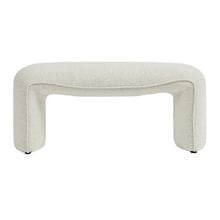 Sylus Boucle Ottoman Bench